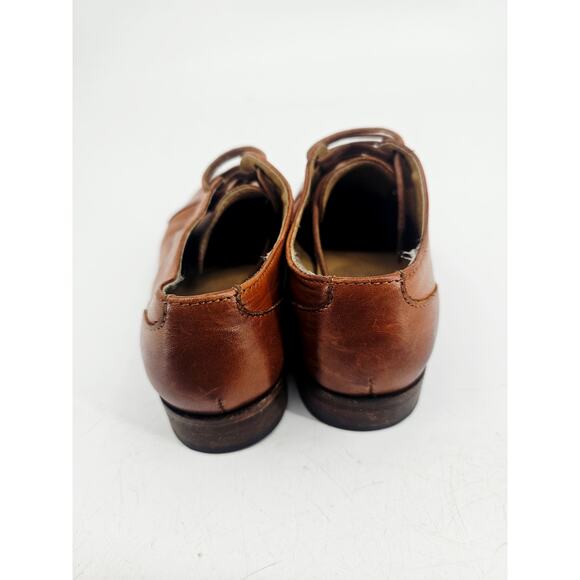 John A. Frye Cognac James Oxford Shoe Tan Brown Leather Lace Up Men\'s Size 6.5 main image 8